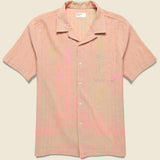 Fluo Road Shirt - Beige - Universal Works - STAG Provisions - Tops - S/S Woven - Stripe