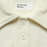 Newlyn Terry Polo - Ecru - Universal Works - STAG Provisions - Tops - S/S Knit