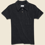 Newlyn Terry Polo - Black - Universal Works - STAG Provisions - Tops - S/S Knit