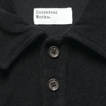 Newlyn Terry Polo - Black - Universal Works - STAG Provisions - Tops - S/S Knit