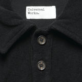 Newlyn Terry Polo - Black - Universal Works - STAG Provisions - Tops - S/S Knit