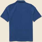 Seersucker Road Shirt - Washed Indigo - Universal Works - STAG Provisions - Tops - S/S Woven - Seersucker
