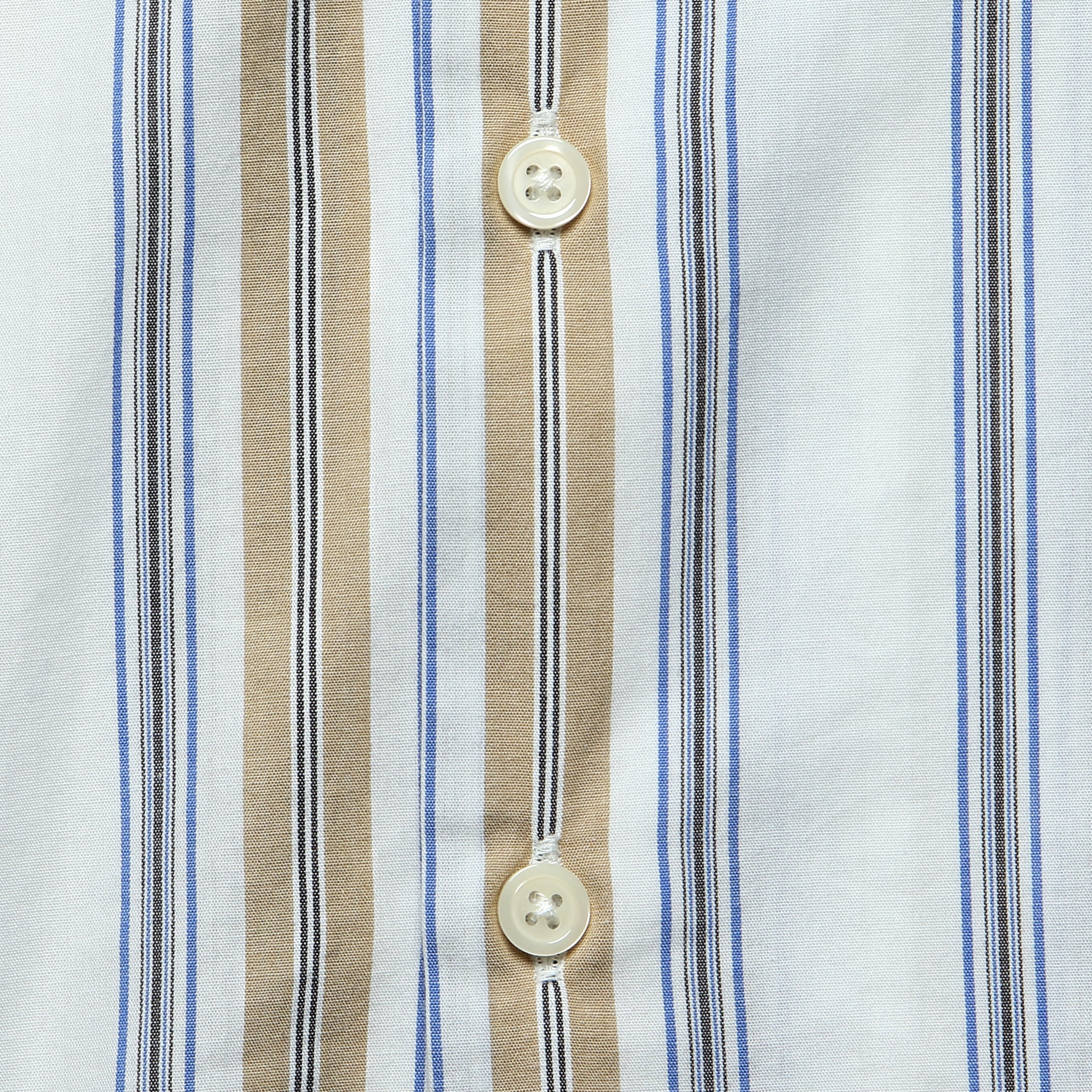
                          Dean Stripe Road Shirt - Blue/Sand - Universal Works - STAG Provisions - Tops - S/S Woven - Stripe
                        