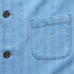 Herringbone Bakers Overshirt - Washed Indigo - Universal Works - STAG Provisions - Outerwear - Shirt Jacket