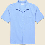Seersucker Road Shirt - Sky Blue - Universal Works - STAG Provisions - Tops - S/S Woven - Seersucker