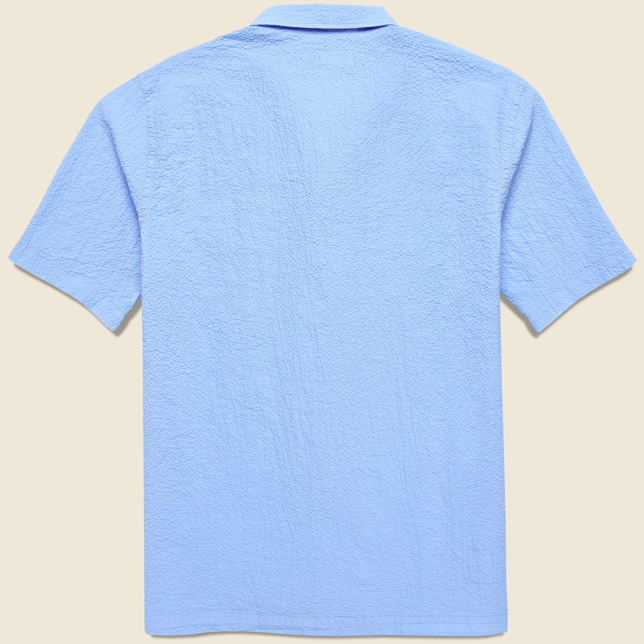 Seersucker Road Shirt - Sky Blue - Universal Works - STAG Provisions - Tops - S/S Woven - Seersucker