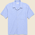 Sido Linen Road Shirt - Sky Blue - Universal Works - STAG Provisions - Tops - S/S Woven - Solid