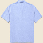 Sido Linen Road Shirt - Sky Blue - Universal Works - STAG Provisions - Tops - S/S Woven - Solid