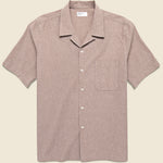 Sido Linen Road Shirt - Brown - Universal Works - STAG Provisions - Tops - S/S Woven - Solid