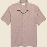 Sido Linen Road Shirt - Brown - Universal Works - STAG Provisions - Tops - S/S Woven - Solid