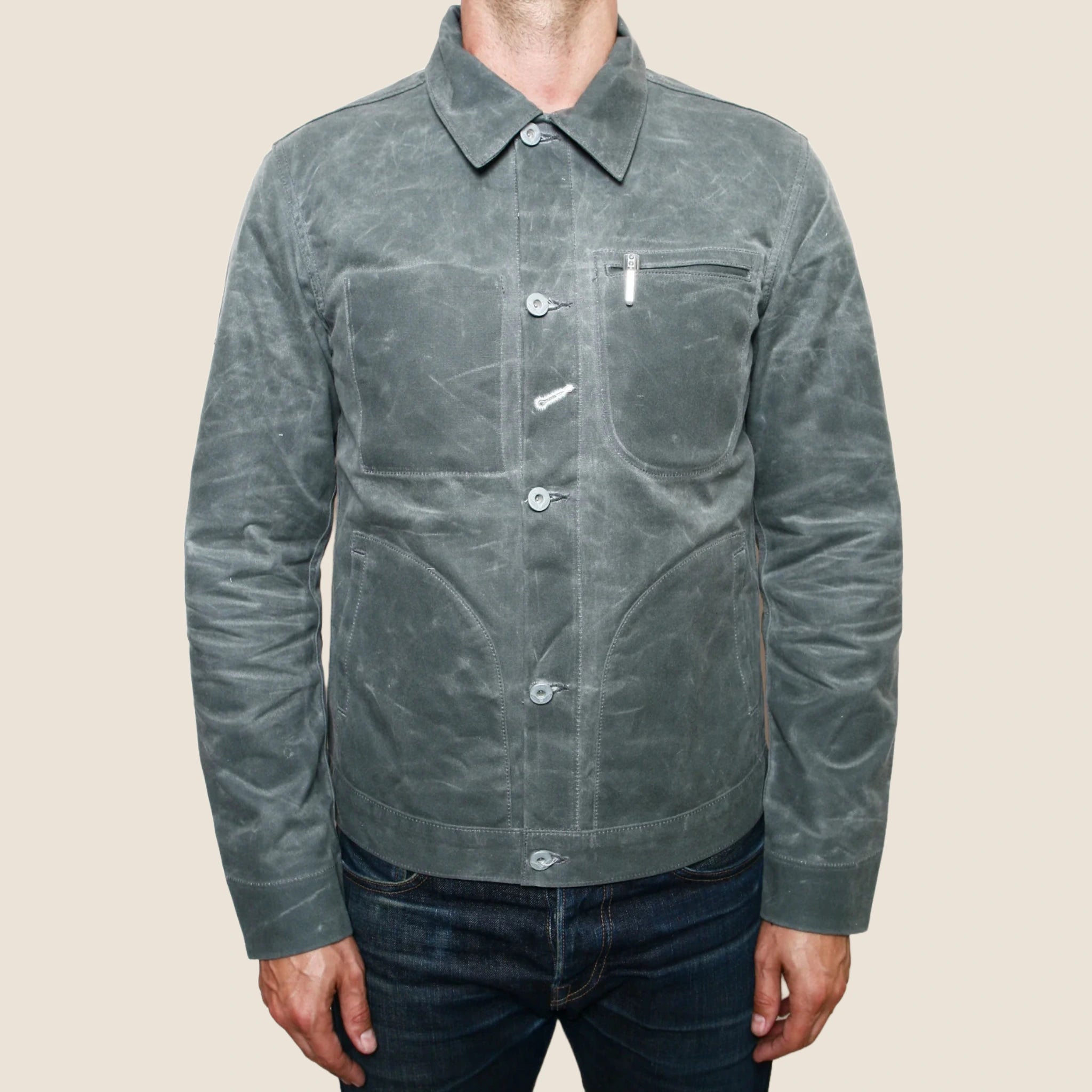 
                          Supply Jacket - Waxed Grey Ridgeline - Rogue Territory - STAG Provisions - Outerwear - Coat / Jacket
                        