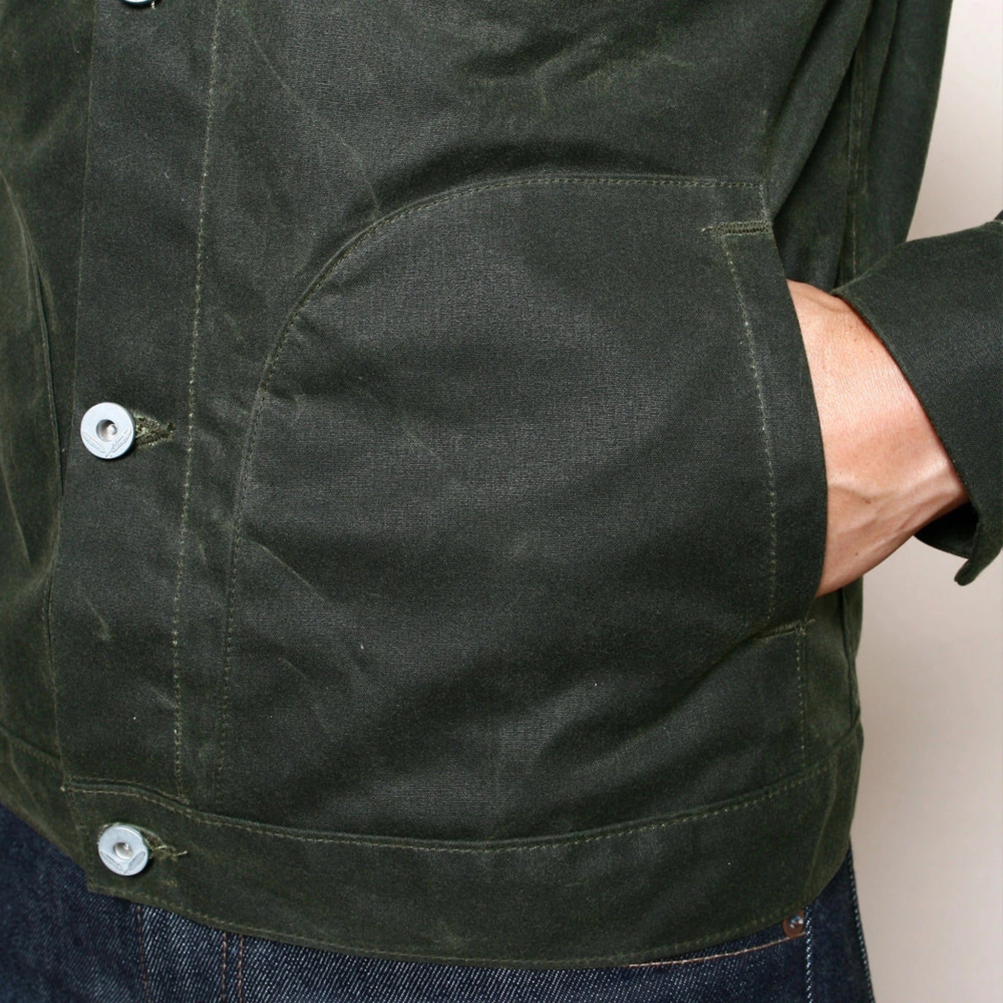 
                          Supply Jacket - Waxed Olive Ridgeline - Rogue Territory - STAG Provisions - Outerwear - Coat / Jacket
                        