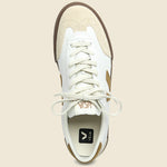 Volley O.T. Leather Sneaker - White Tent Bark - Veja - STAG Provisions - Shoes - Athletic