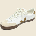 Volley O.T. Leather Sneaker - White Tent Bark - Veja - STAG Provisions - Shoes - Athletic