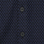 Stepney Whiting Overshirt - Black/Navy - Wax London - STAG Provisions - Tops - L/S Woven - Other Pattern