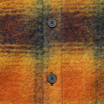 Whiting Overshirt - Pine Orange Wool - Wax London - STAG Provisions - Tops - L/S Woven - Plaid