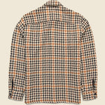 Whiting Overshirt - Houndstooth Weave - Wax London - STAG Provisions - Tops - L/S Woven - Plaid
