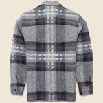 Nolan Overshirt - Grey/Blue - Wax London - STAG Provisions - Outerwear - Shirt Jacket