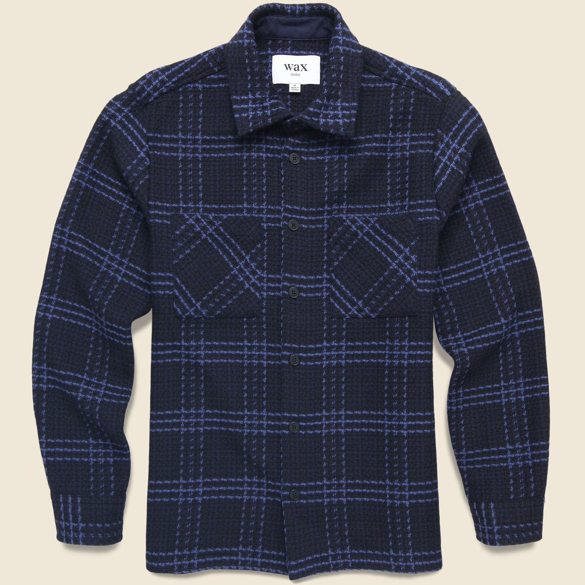 Whiting Overshirt - Skate Check - Wax London - STAG Provisions - Tops - L/S Woven - Plaid