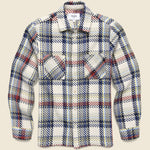 Whiting Overshirt - Jazz Weave - Wax London - STAG Provisions - Tops - L/S Woven - Plaid