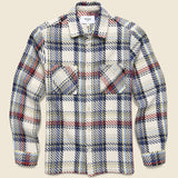 Whiting Overshirt - Jazz Weave - Wax London - STAG Provisions - Tops - L/S Woven - Plaid