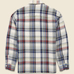 Whiting Overshirt - Jazz Weave - Wax London - STAG Provisions - Tops - L/S Woven - Plaid