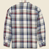 Whiting Overshirt - Jazz Weave - Wax London - STAG Provisions - Tops - L/S Woven - Plaid