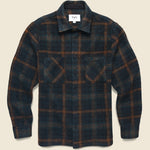 Wool Whiting Overshirt - Drawn Check - Wax London - STAG Provisions - Tops - L/S Woven - Plaid