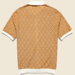 Tellaro Shirt - Tile Knit Mustard - Wax London - STAG Provisions - Tops - S/S Knit