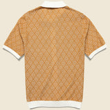 Tellaro Shirt - Tile Knit Mustard - Wax London - STAG Provisions - Tops - S/S Knit