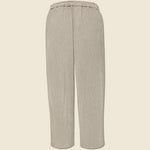 Chalk Stripe Tyne Trouser - Natural - Wax London - STAG Provisions - Pants - Lounge