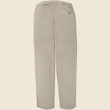 Chalk Stripe Tyne Trouser - Natural - Wax London - STAG Provisions - Pants - Lounge