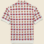 Crochet Porto Shirt - Ecru - Wax London - STAG Provisions - Tops - S/S Knit