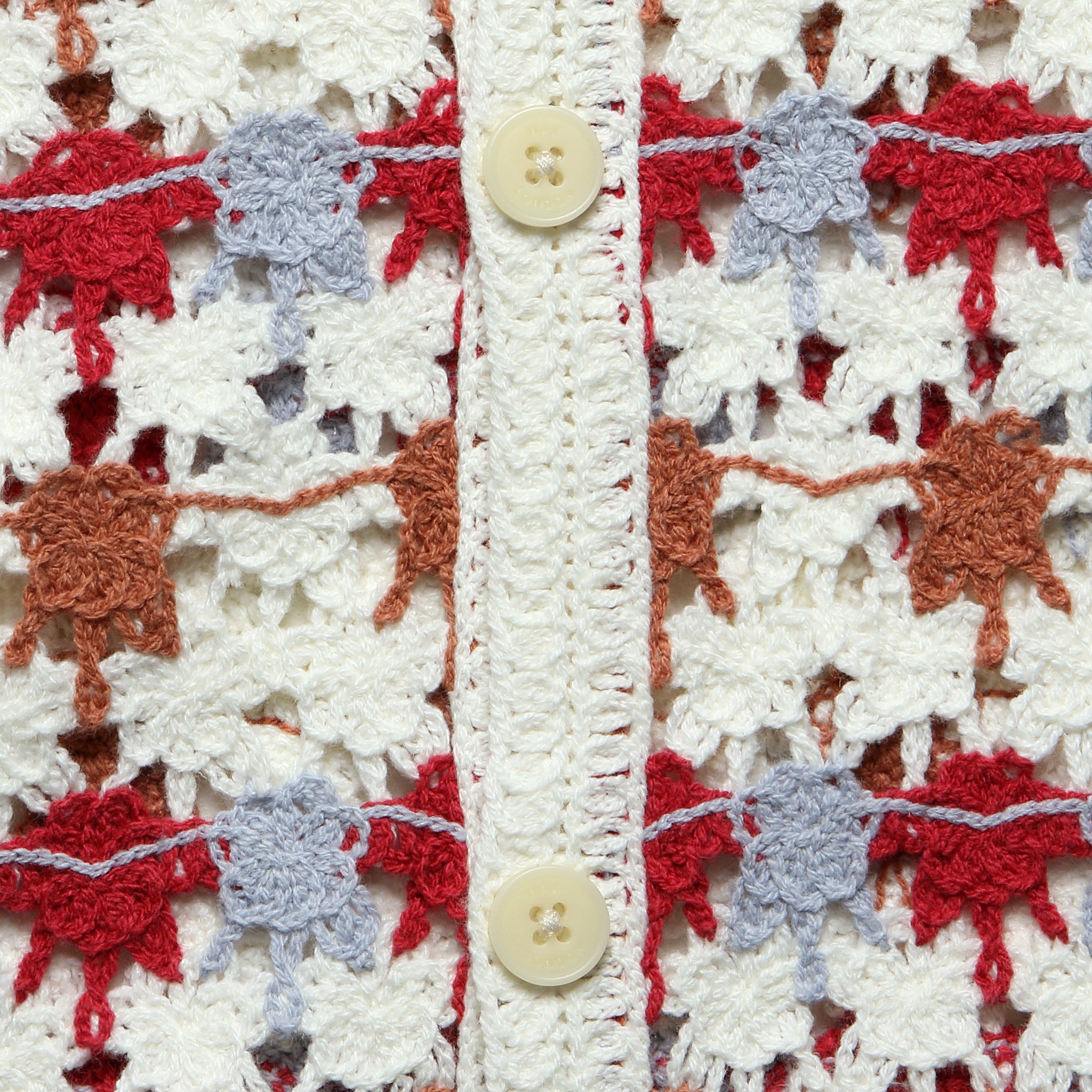 
                          Crochet Porto Shirt - Ecru - Wax London - STAG Provisions - Tops - S/S Knit
                        