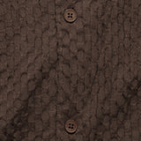 Box Dobby Lido Shirt - Brown - Wax London - STAG Provisions - Tops - S/S Woven - Solid