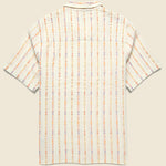 Multi Loom Stripe Didcot Shirt - Ecru - Wax London - STAG Provisions - Tops - S/S Woven - Stripe