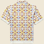 Dorset Crochet Shirt - Ecru - Wax London - STAG Provisions - Tops - S/S Knit