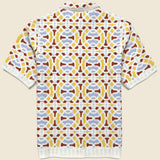 Dorset Crochet Shirt - Ecru - Wax London - STAG Provisions - Tops - S/S Knit