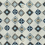 Didcot Geo Tile Shirt - Ecru - Wax London - STAG Provisions - Tops - S/S Woven - Other Pattern