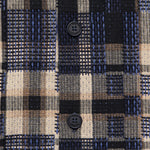 Whiting Overshirt - Glitch Check Natural - Wax London - STAG Provisions - Tops - L/S Woven - Plaid