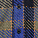 Whiting Overshirt - Pike Check Blue Multi - Wax London - STAG Provisions - Tops - L/S Woven - Plaid