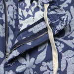 7" Kurt Shorts - Floral Jacquard Blue - Wax London - STAG Provisions - Shorts - Lounge