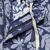 7" Kurt Shorts - Floral Jacquard Blue - Wax London - STAG Provisions - Shorts - Lounge