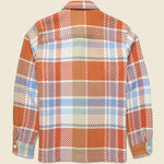 Whiting Overshirt - Bude Check Pastel - Wax London - STAG Provisions - Tops - L/S Woven - Plaid