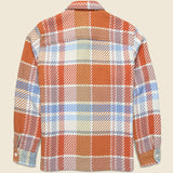 Whiting Overshirt - Bude Check Pastel - Wax London - STAG Provisions - Tops - L/S Woven - Plaid