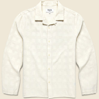 Corey Dobby Shirt - Off White