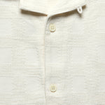 Corey Dobby Shirt - Off White - Wax London - STAG Provisions - Tops - L/S Woven - Solid