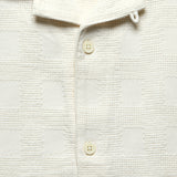 Corey Dobby Shirt - Off White - Wax London - STAG Provisions - Tops - L/S Woven - Solid