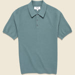 Naples Polo - Sea Green - Wax London - STAG Provisions - Tops - S/S Knit