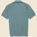 Naples Polo - Sea Green - Wax London - STAG Provisions - Tops - S/S Knit